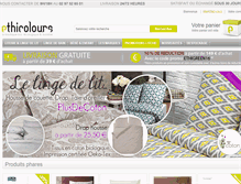 Tablet Screenshot of ethicolours.com